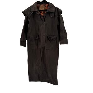 Australian country outfitters oil skin Duster/ trenchCoat